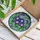 Edge-to-Edge Morning Glory Stained Glass - Tiffany Mosaic Jewel Tone Floral Art Stained Glass Suncatcher - 3