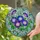 Edge-to-Edge Morning Glory Stained Glass - Tiffany Mosaic Jewel Tone Floral Art Stained Glass Suncatcher - 2