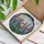 Stained Glass Wildflower Meadow - Tiffany Jewel Tone Sky Blue Yellow Mosaic Intricate Patterns Stained Glass Suncatcher - 3