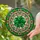 Heart Leaf Four-Leaf Clover Celtic Knot Stained Glass Shamrocks - Good Luck Decor Stained Glass Suncatcher - 2