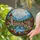 European Riverside Town Stone Bridge Mountain Flowers Tiffany Style Stained Glass Art Stained Glass Suncatcher - 2