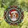 Stained Glass Beagle Santa Hat Christmas Gift Dog Lover - Tiffany Geometric Mosaic Stained Glass Suncatcher - 1