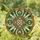 Ornate Celtic Cross Shamrock Knotwork Stained Glass Tiffany Style Quatrefoil Emerald Green Stained Glass Suncatcher - 1