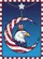 Bald Eagle Crescent Moon 1776-2026 - USA 250th Anniversary Patriotic Flag Art Garden Flag - 6
