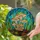 Wild Mushroom Forest Floor Grass Stained Glass - Tiffany Style Nature Decor Stained Glass Suncatcher - 2