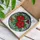 Red Hibiscus Flower Stained Glass Mosaic - Tiffany Style Floral Home Decor Window Art Stained Glass Suncatcher - 3
