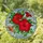 Red Hibiscus Flower Stained Glass Mosaic - Tiffany Style Floral Home Decor Window Art Stained Glass Suncatcher - 1