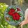 Red Hibiscus Flower Stained Glass Mosaic - Tiffany Style Floral Home Decor Window Art Stained Glass Suncatcher - 2