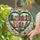 Detailed Heart Bookshelf Stained Glass Books Botanical Mosaic - Luminous Jewel Tones Art Stained Glass Suncatcher - 2