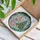 Tiffany Style Stained Glass Bunny Christmas Tree Gift - Festive Snowflake Winter Holiday Scene Stained Glass Suncatcher - 3