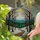 Winter Forest Path Snowy Landscape Tiffany Style Stained Glass Radiant Sun Jewel Tones Stained Glass Suncatcher - 2