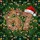 Gingerbread 6 & 7 Numbers Stained Glass, Santa Hat, Pine Fairy Lights - Brian 2025 Gift Stained Glass Suncatcher - 5