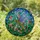 Majestic Iridescent Grasshopper Stained Glass Art - Tiffany Style Floral Nature Gift Stained Glass Suncatcher - 1