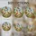 Speckled Brown Birds Butterflies Flowers Golden Wheat Tiffany Stained Glass Window Art Stained Glass Suncatcher - 4