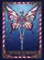 Patriotic Red White Blue Stained Glass Fairy Skeleton 1776-2026 - USA 250th Anniversary Garden Flag - 6
