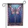 Patriotic Red White Blue Stained Glass Fairy Skeleton 1776-2026 - USA 250th Anniversary Garden Flag - 3