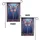 Patriotic Red White Blue Stained Glass Fairy Skeleton 1776-2026 - USA 250th Anniversary Garden Flag - 4