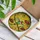 Ruby-Throated Hummingbird Stained Glass, Red Bell Flowers, Amber Sunburst Mosaic Art Stained Glass Suncatcher - 3