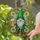 Irish Gnome Shamrock Beer St. Patrick's Day Gold Coins - Celtic Knotwork Stained Glass Art Stained Glass Suncatcher - 2