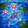 Koi Fish Water Lily Rippling Water Stained Glass - Tiffany Style Nature Decor Gift Stained Glass Suncatcher - 5