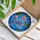 Koi Fish Water Lily Rippling Water Stained Glass - Tiffany Style Nature Decor Gift Stained Glass Suncatcher - 3