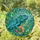 Blue Teal Iguana Lizard Spiked Reptile Tiffany Glass Jewel Tones Jungle Flora Gift Stained Glass Suncatcher - 1