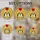 Emperor Penguin Red Heart Balloon Tree Ring Mosaic - 5th Anniversary Gift Emma & Noah Stained Glass Suncatcher - 4