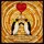 Emperor Penguin Red Heart Balloon Tree Ring Mosaic - 5th Anniversary Gift Emma & Noah Stained Glass Suncatcher - 5
