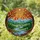 Tiffany Stained Glass Mountain River Landscape Pine Forest Wildflowers Sun Peaks Stained Glass Suncatcher - 1