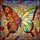 Vibrant Stained Glass Butterfly Tiffany Style Floral Mosaic Botanical Window Decor Stained Glass Suncatcher - 5