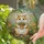 Chubby Hamster Potted Plant Stained Glass Garden Mosaic Art - Pet Lover Housewarming Gift Stained Glass Suncatcher - 2