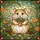 Chubby Hamster Potted Plant Stained Glass Garden Mosaic Art - Pet Lover Housewarming Gift Stained Glass Suncatcher - 5