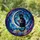 Black Cat Reading Book Crescent Moon Starry Night Stained Glass Tiffany Style Celestial Decor Stained Glass Suncatcher - 1