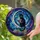 Black Cat Reading Book Crescent Moon Starry Night Stained Glass Tiffany Style Celestial Decor Stained Glass Suncatcher - 2