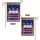 Three Lambs Stained Glass Patriotic Art - USA 250th Anniversary 1776-2026 Gift for Veterans Garden Flag - 4