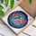 Hummingbird Flower Tiffany Stained Glass Mosaic Art with Intricate Jewel Tones Stained Glass Suncatcher - 3