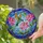 Hummingbird Flower Tiffany Stained Glass Mosaic Art with Intricate Jewel Tones Stained Glass Suncatcher - 2