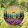 Lavender Field Cypress Trees Sunrise Rolling Hills Edge-to-Edge Stained Glass Art Stained Glass Suncatcher - 1