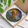 Roaring Tyrannosaurus Rex Stained Glass with Prehistoric Plants, Pterodactyl, Tiffany Style Stained Glass Suncatcher - 3
