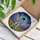 Astronaut Sunflowers Galaxy Stained Glass - Cosmic Planets Mountain Sky Home Decor Stained Glass Suncatcher - 3