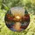 Stained Glass Sunset Lake Canoe Forest Art - Tiffany Style Nature Home Decor Gift Stained Glass Suncatcher - 1