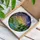 Setting Sun Crescent Moon River Landscape Cherry Blossom Conifer Trees Tiffany Jewel Tones Stained Glass Suncatcher - 3