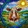 Brown Patchy Cow Head Tiffany Stained Glass Pastoral Landscape Farm Animal Art Stained Glass Suncatcher - 5