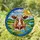 Brown Patchy Cow Head Tiffany Stained Glass Pastoral Landscape Farm Animal Art Stained Glass Suncatcher - 1