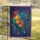 Multi-color Stained Glass Rooster 1776-2026 - USA 250th Anniversary Freedom Art Garden Flag - 5