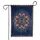Ornate Patriotic Emblem Gold 250 Starburst Stripes - USA 250th Anniversary 1776-2026 Garden Flag - 3