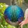 Underwater Kelp Forest Coral Reef Sea Anemone Sandy Seabed Jewel Tone Stained Glass Art Stained Glass Suncatcher - 2