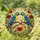 Blue Gold Macaw Parrots Red Poppies Tiffany Stained Glass Mosaic - Luminous Sunlit Art Stained Glass Suncatcher - 1