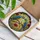 Blue Gold Macaw Parrots Red Poppies Tiffany Stained Glass Mosaic - Luminous Sunlit Art Stained Glass Suncatcher - 3
