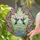 Hummingbird Rose River Landscape - Tiffany Stained Glass Green Blue Pink Red Nature Decor Stained Glass Suncatcher - 2